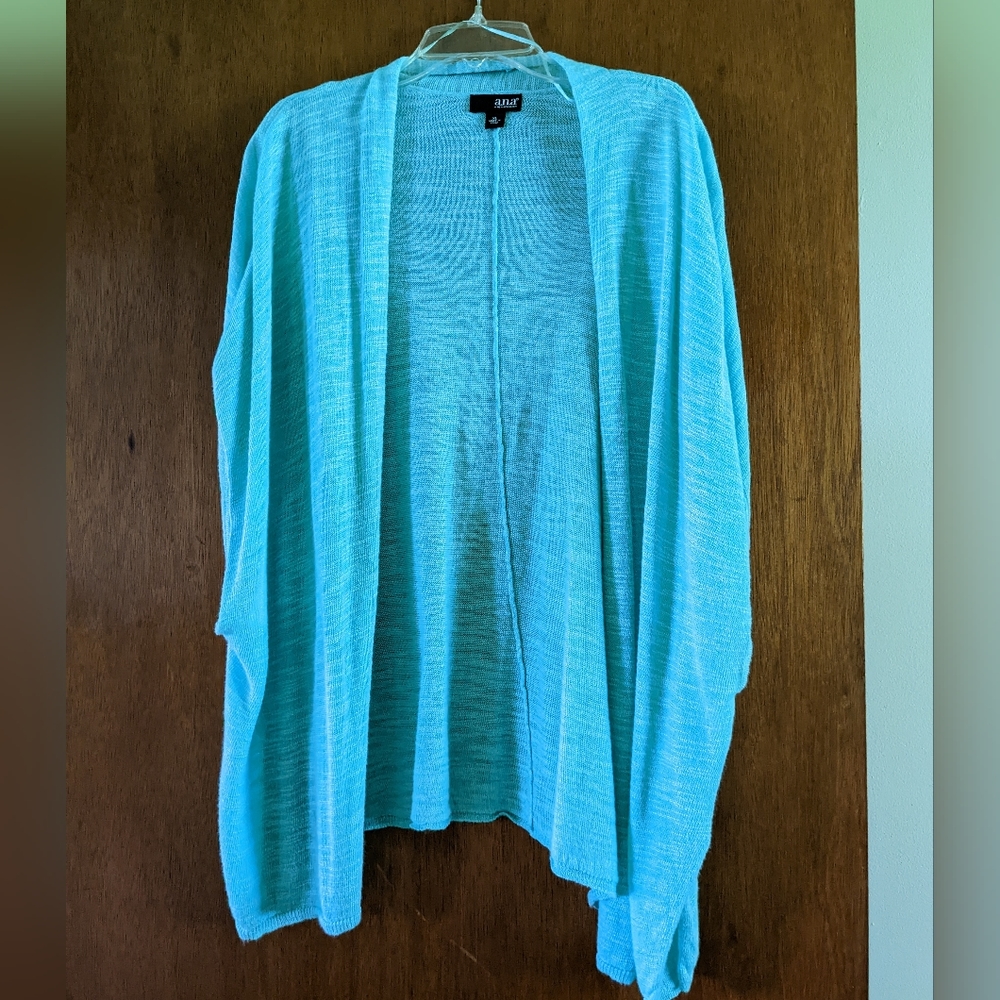 a.n.a A new approach women's size XL teal sleeveless sweater vest